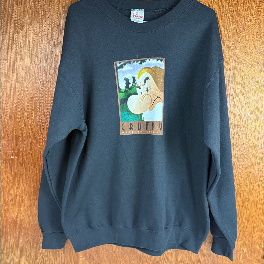 Disney Black Grumpy Men's Sweater